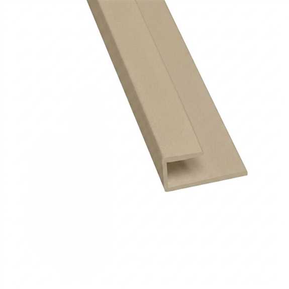 FRP 8' Taupe End Cap Molding